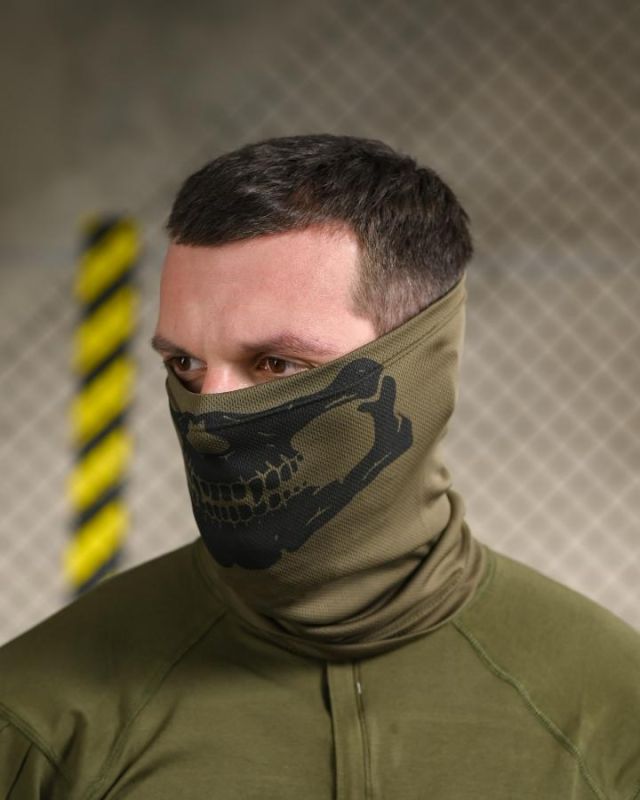 Баф Skull oliva ВТ4638
