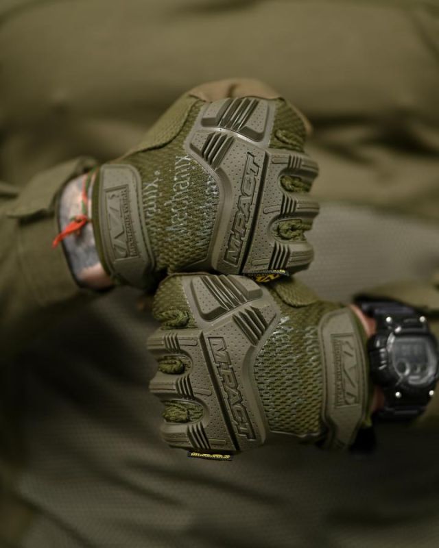 Рукавички тактичні Mechanix M-Pact oliva ВТ7354