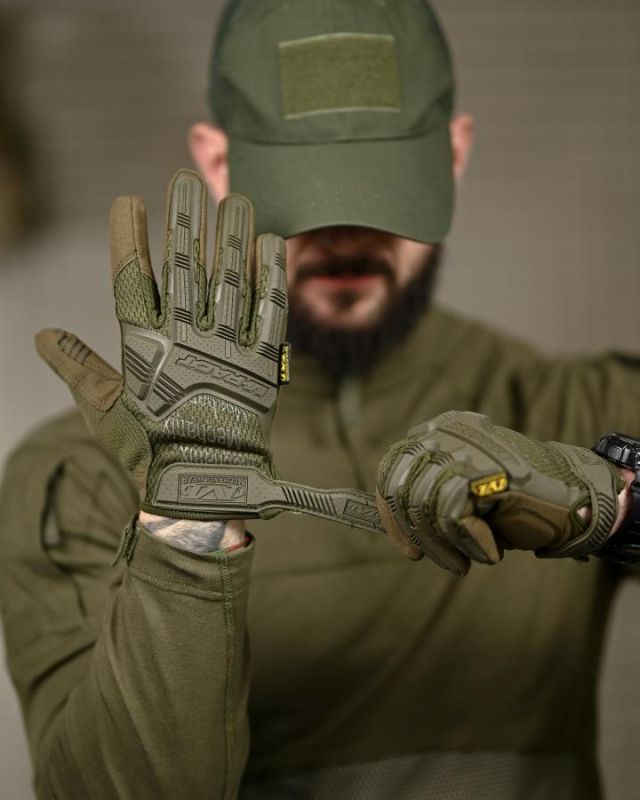Рукавички тактичні Mechanix M-Pact oliva ВТ7354