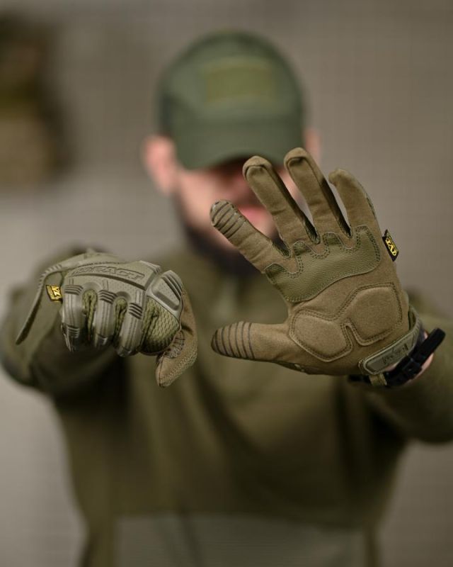 Рукавички тактичні Mechanix M-Pact oliva ВТ7354