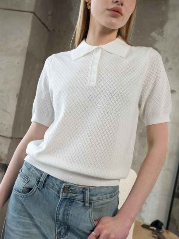 Футболка поло white ТР6841