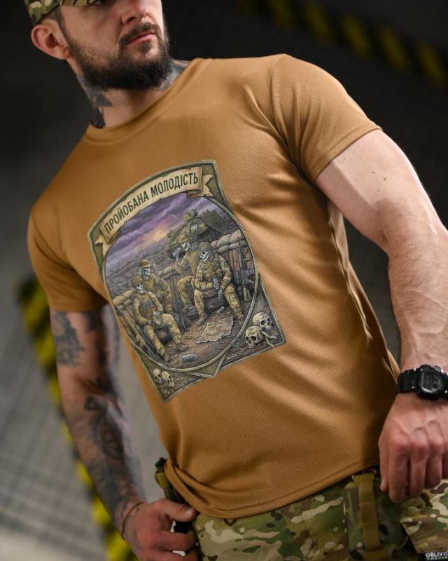 Тактическая футболка BORN OF WAR Молодість coyot ВТ4717