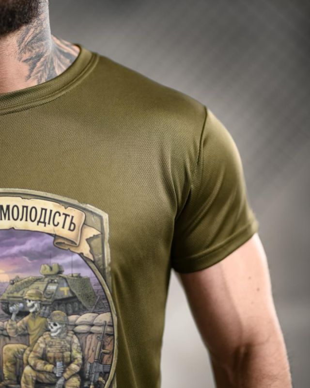 Тактическая футболка BORN OF WAR Молодість oliva  ВТ4720