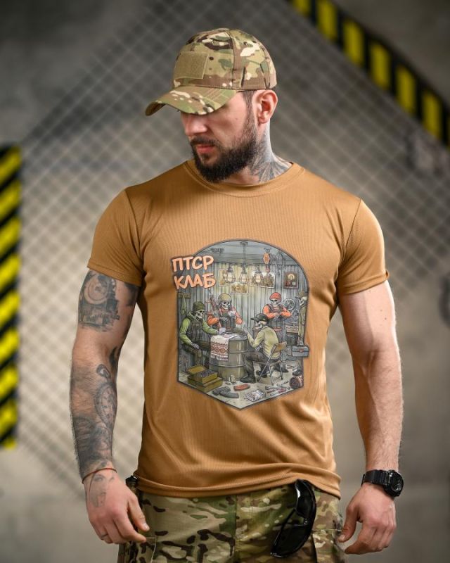 Тактическая футболка BORN OF WAR ПТСР клаб ВТ4725