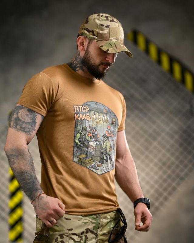 Тактическая футболка BORN OF WAR ПТСР клаб ВТ4725