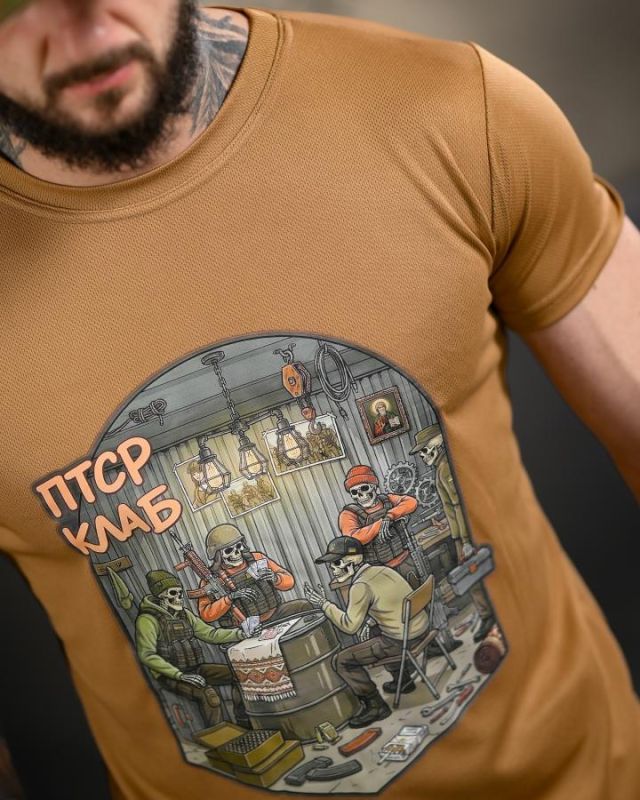 Тактическая футболка BORN OF WAR ПТСР клаб ВТ4725