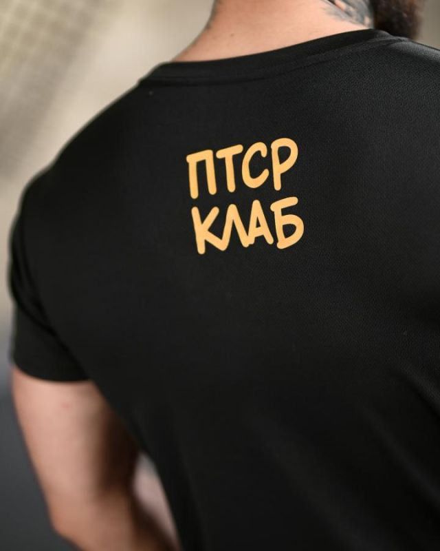 Тактическая футболка BORN OF WAR ПТСР клаб black ВТ4726