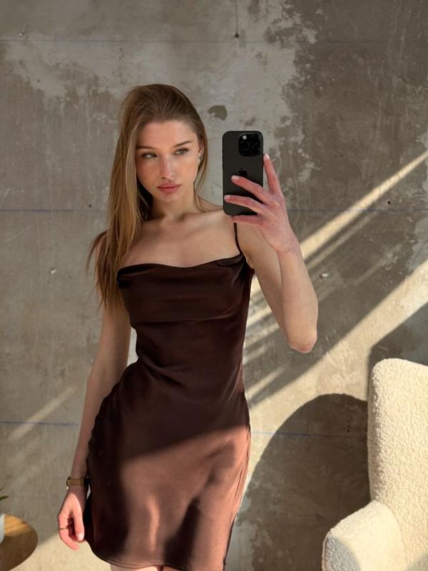 Платье SHAMPAN brown ВТ4638