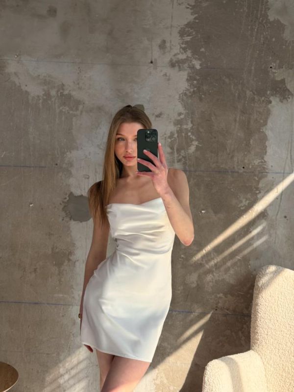Платье SHAMPAN white ВТ4636