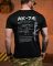 Тактическая футболка SELION  АК-74 black РН2540