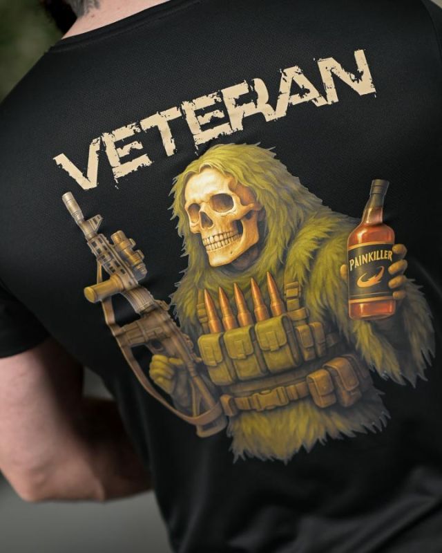 Тактическая футболка SELION Veteran black ТР6929