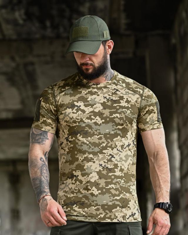 Тактична вологопровідна футболка samuray Cooltuch пиксельТР6930