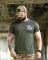 Tactical t-shirt SELION runes oliva TR6948