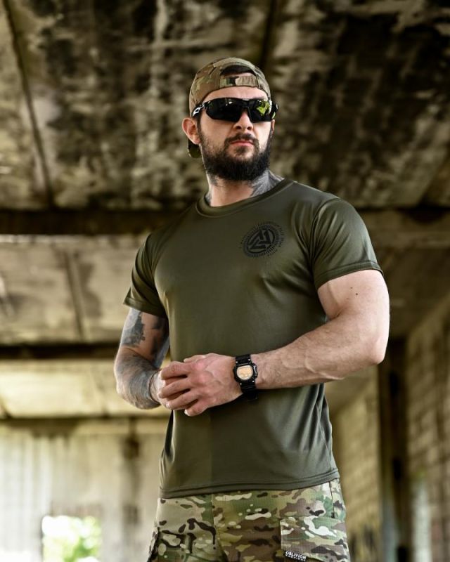 Футболка BORN OF WAR Viking soul oliva ВТ4633
