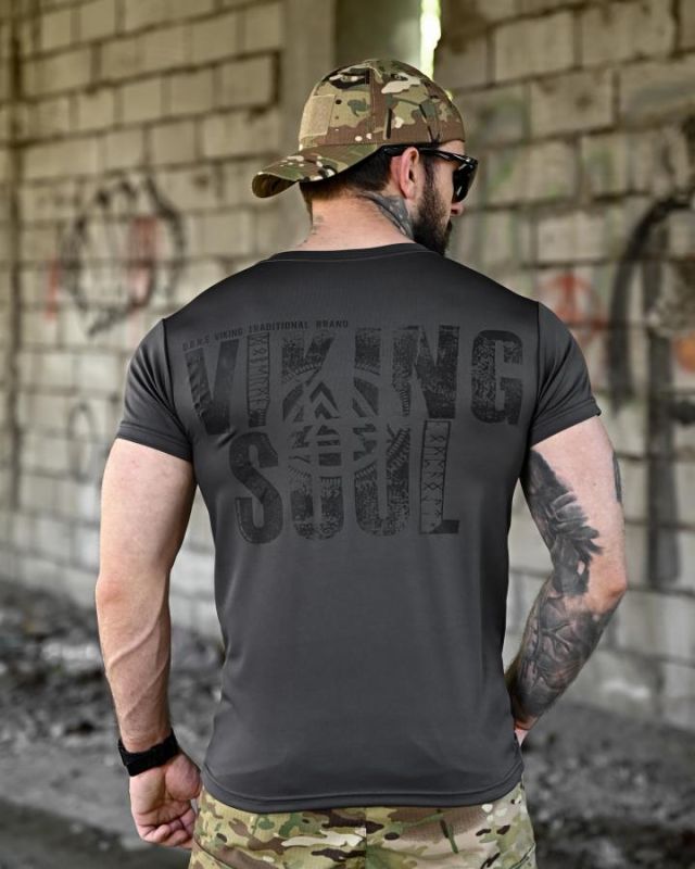 Футболка BORN OF WAR Viking soul grey ВТ4635