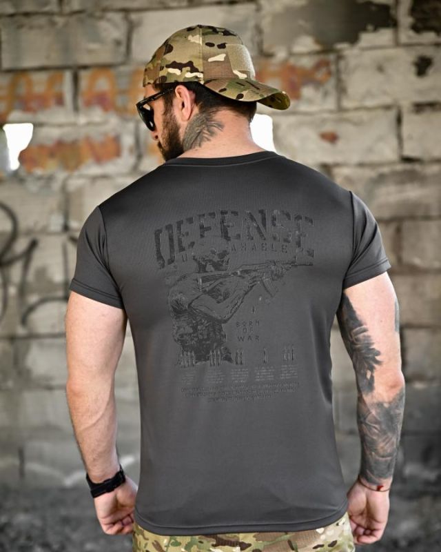 Тактическая футболка BORN OF WAR  Defense grey ВТ4630