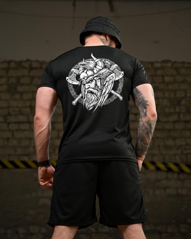 Летний милитари комплект SELION Viking black ВТ4694