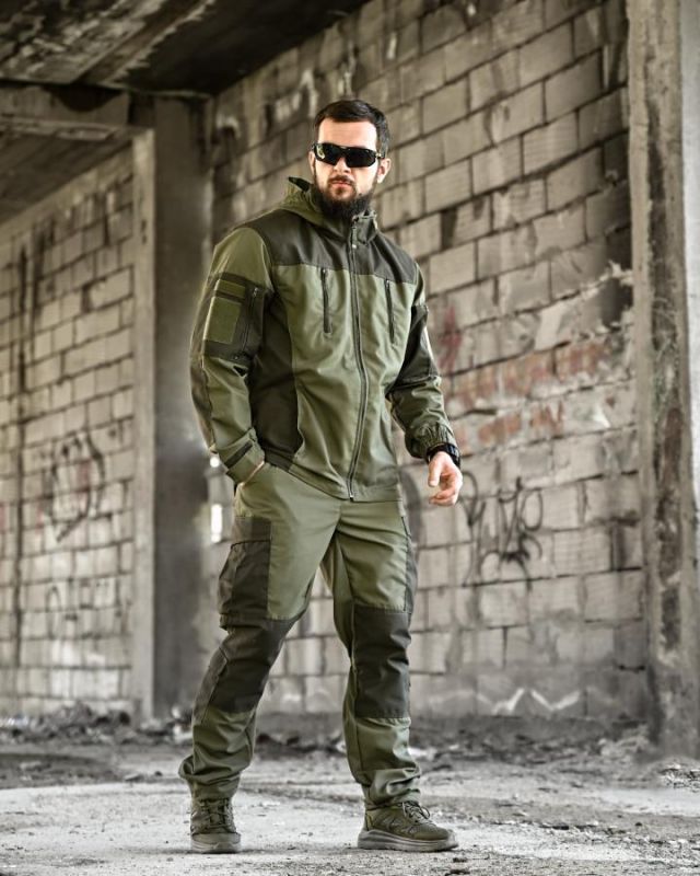 Тактический костюм  горка  олива ТР6953