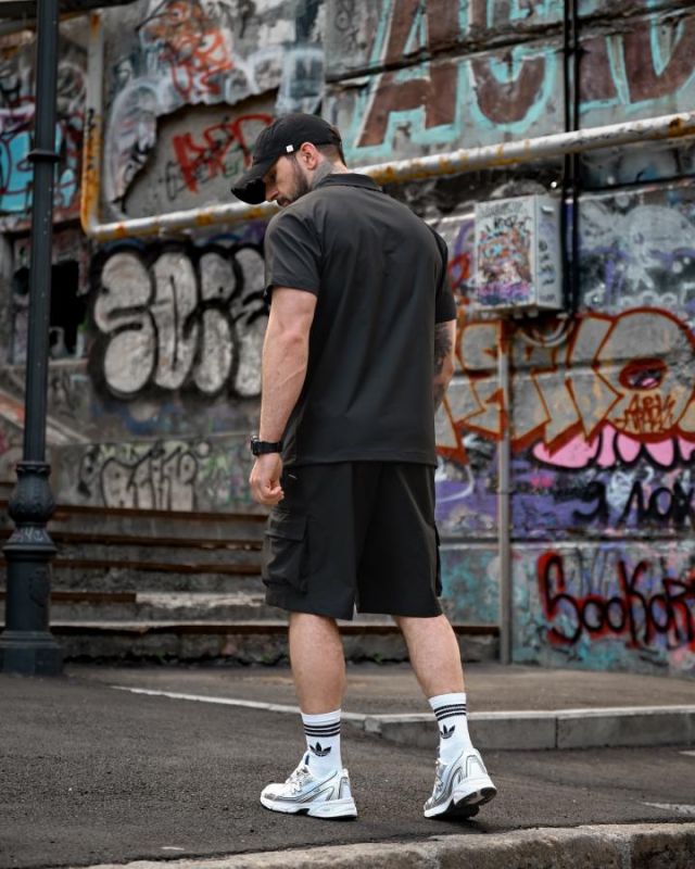 Літній комплект анорак Audsa black РГ6189