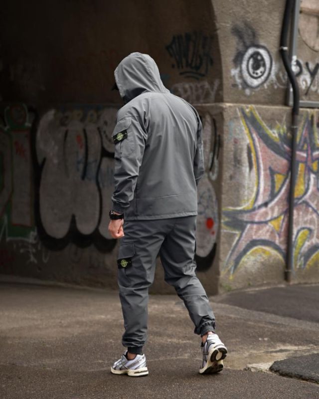 Спортивный костюм анорак Si KLAN   grey ВТ4663