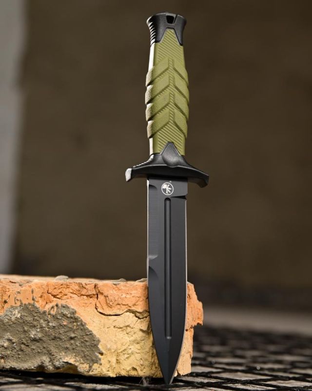 Ніж мисливський Microtech олива ВТ4696