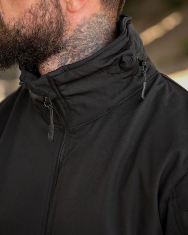 Тактична куртка Softshell ELEMENT black РА4968