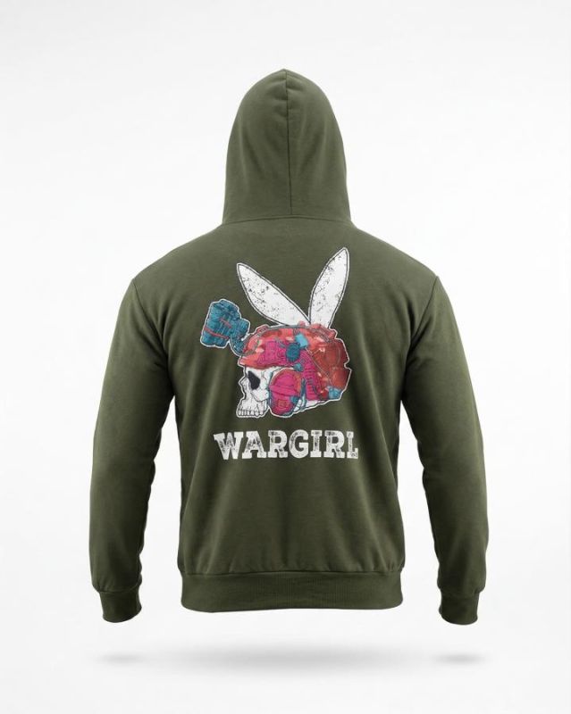 Милитари худи TRENASH Wargirl oliva ТР6090