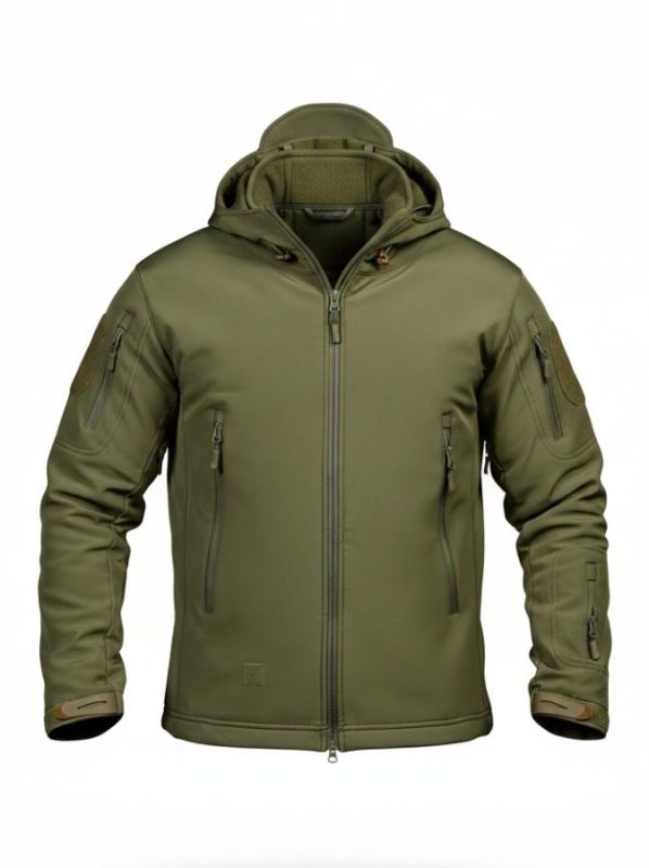 Демісезонна тактична куртка Soft Shell Silver Knight Windstoper oliva  ОР1233