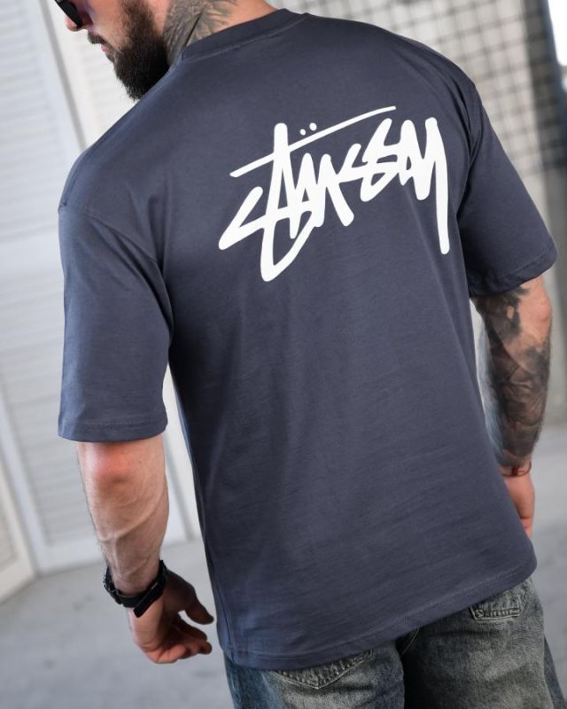 Футболка oversize STUSSY Graffiti sea ТР6880