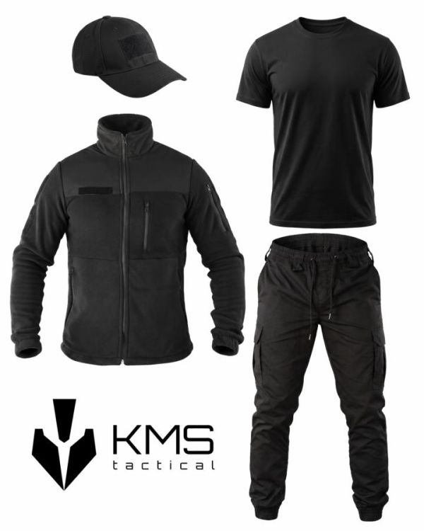 Тактичний комплект KMS Tactical чорний ВТ5497