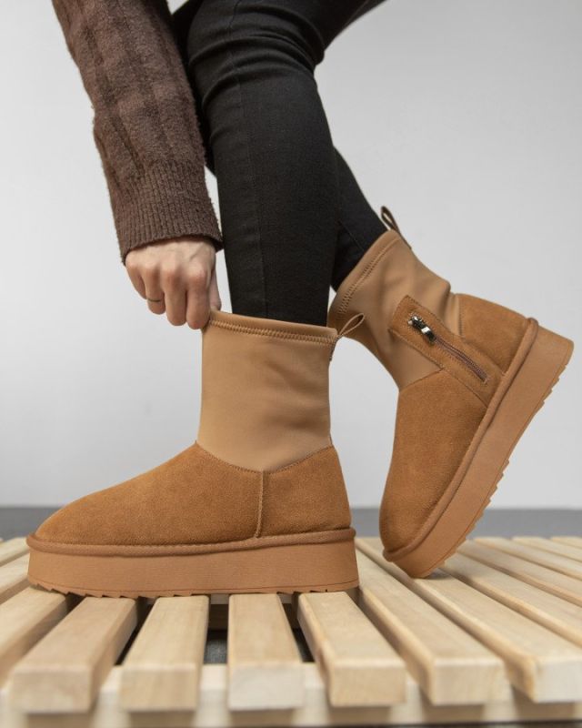 Женские уги leot  camel  ВТ0568