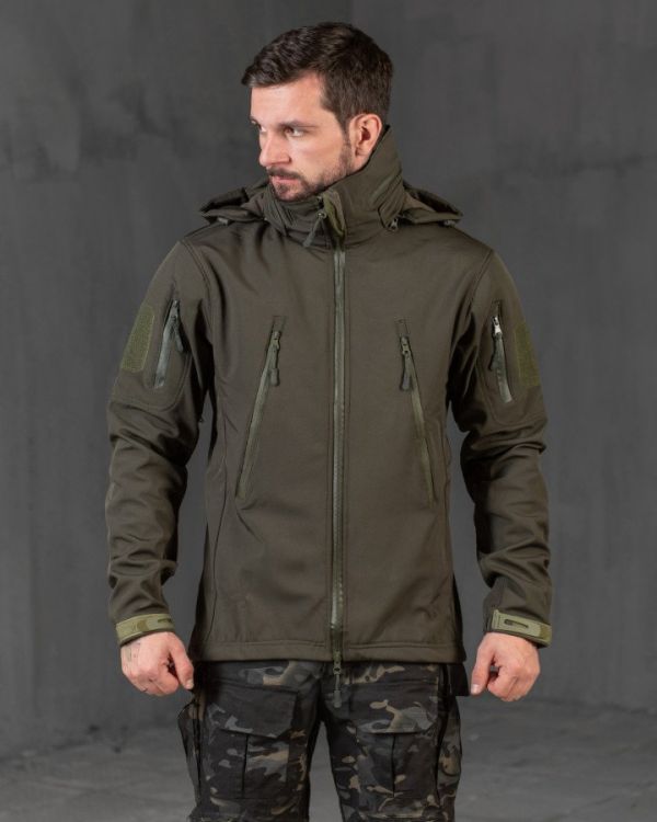 Тактическая куртка софтшел Kord  second generation  oliva ВТ4675