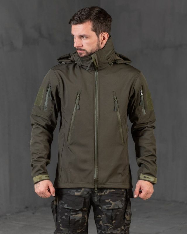 Тактическая куртка софтшел Kord  second generation  oliva ВТ4675