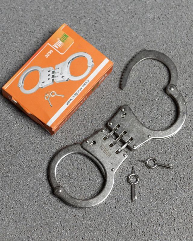 Наручники усиленные vurgun silver ВТ7695