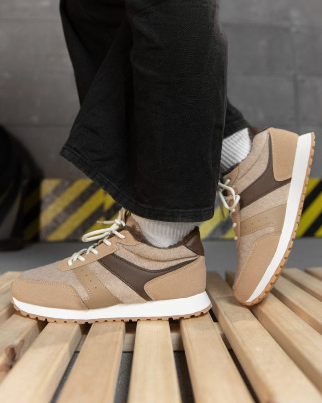 Зимові жіночі кросівки NEX beige CX1760-2 ВТ7712