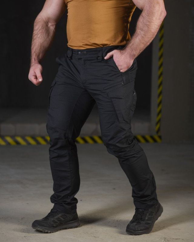 Тактичні штани HUNTER black ВТ4998