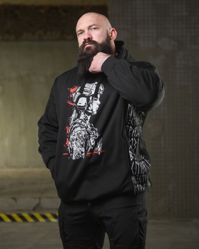 теплая худи ghetto warrior  НП4873