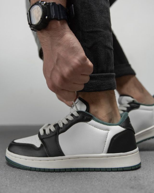Мужские  кроссовки dunk  white/green  ТР6264