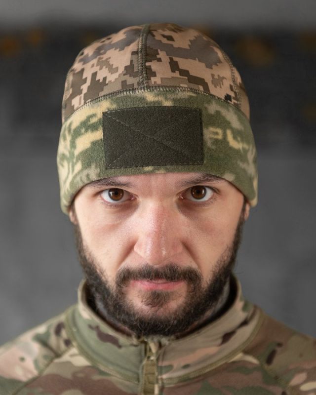 Шапка софтшел пиксель ТР6284