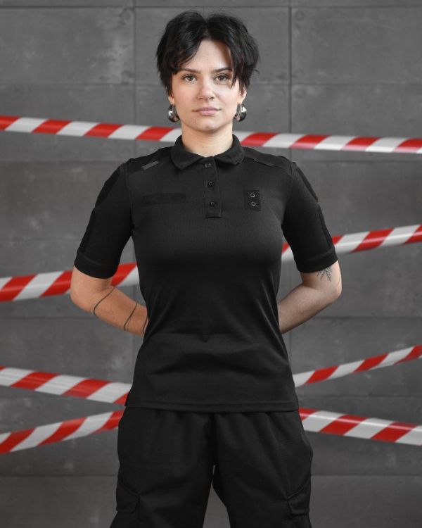 Жіноче поло black НП4951