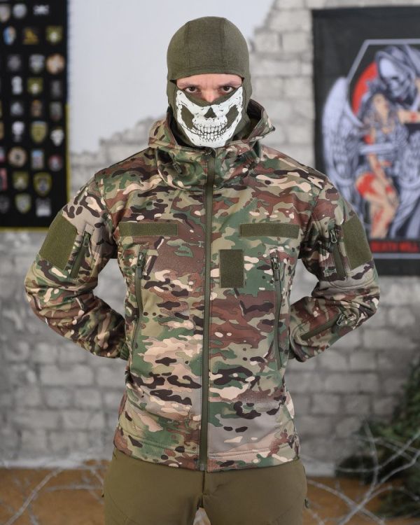 Тактическая курточка софтшел recruit мультикам НП4886