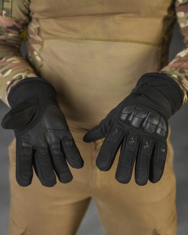 Рукавички тактичні зимові Black ВТ0460