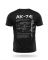Тактическая футболка SELION  АК-74 black РН2540