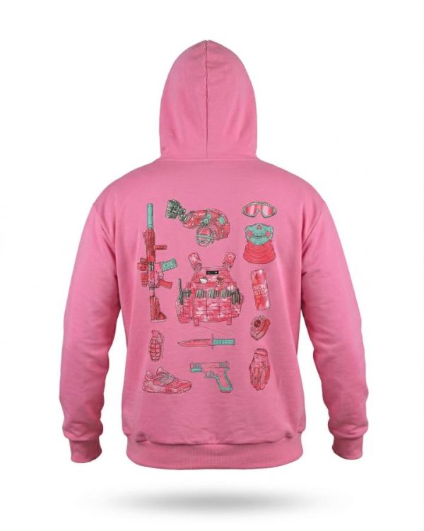 Милитари худи FAXIS  equipment pink ТР6962