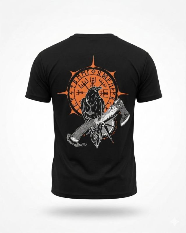 Тактическая футболка SELION Odin black ТР6770
