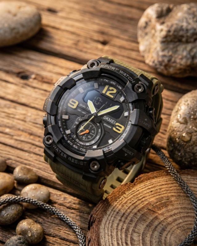 Годинники Skmei Army Green. ТР6856
