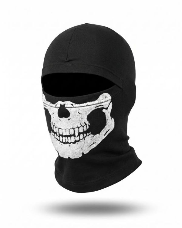 Балаклава Skull чорна ТР6935