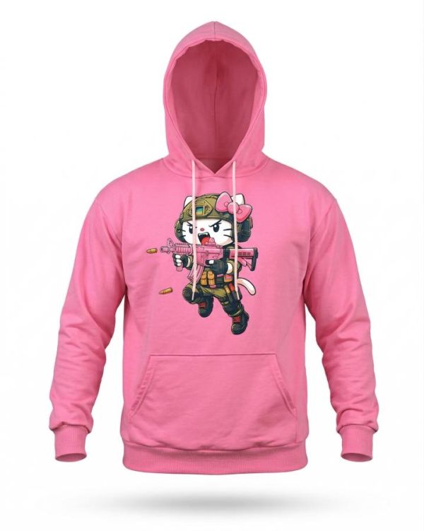 Милитари худи FAXIS Kitty pink ТР6968