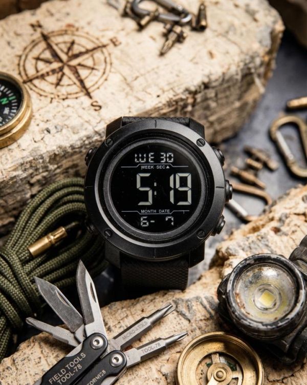 Часы skmei 497 black ТР6862