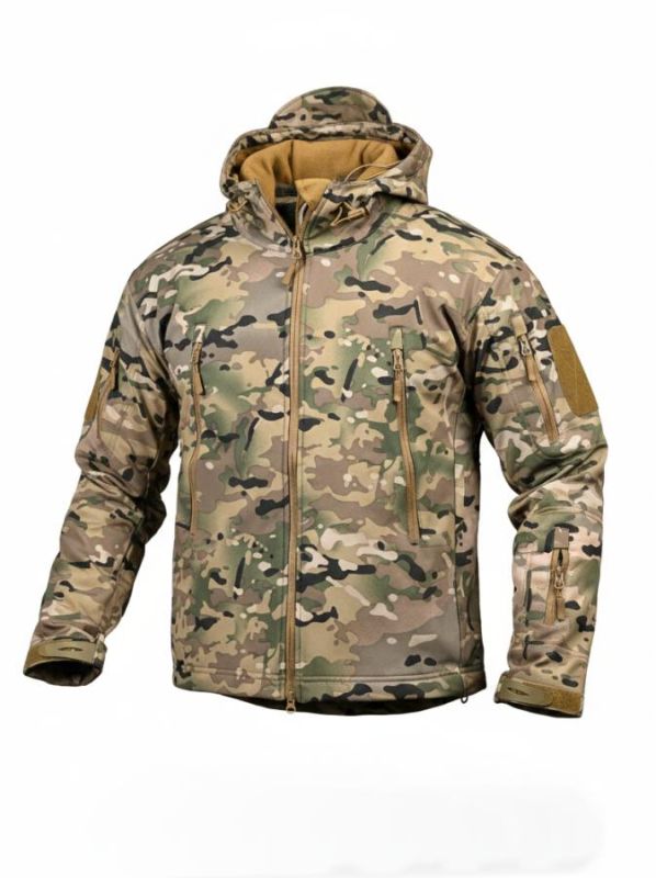 Демісезонна тактична куртка Soft Shell Silver Knight Windstoper мультикам ОР1234